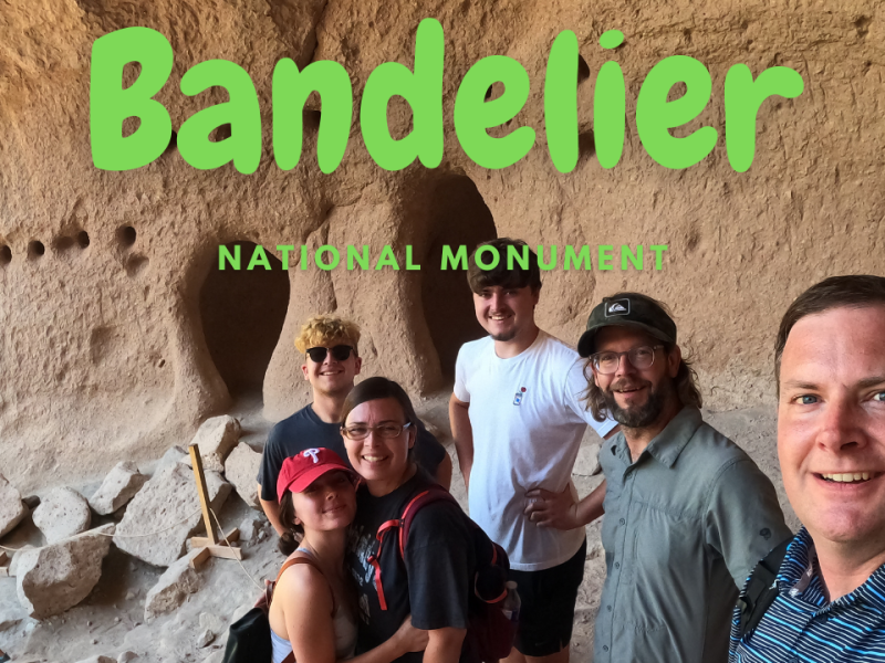 Bandelier National Monument – Cliff Dwellings, Scary Ladders, Alcove House + Shopping in Santa Fe