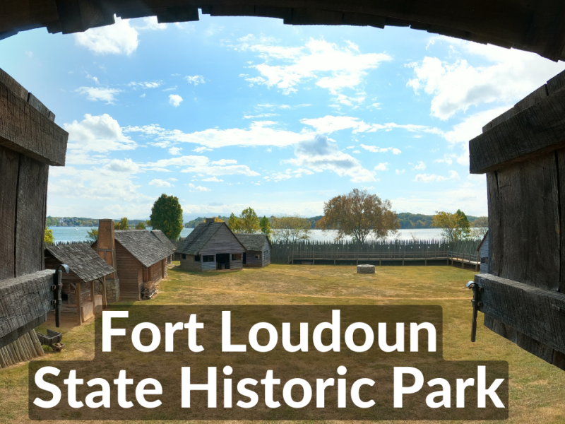Exploring Fort Loudoun State Historic Park (in Vonore, TN) + Raccoon Mountain Caverns